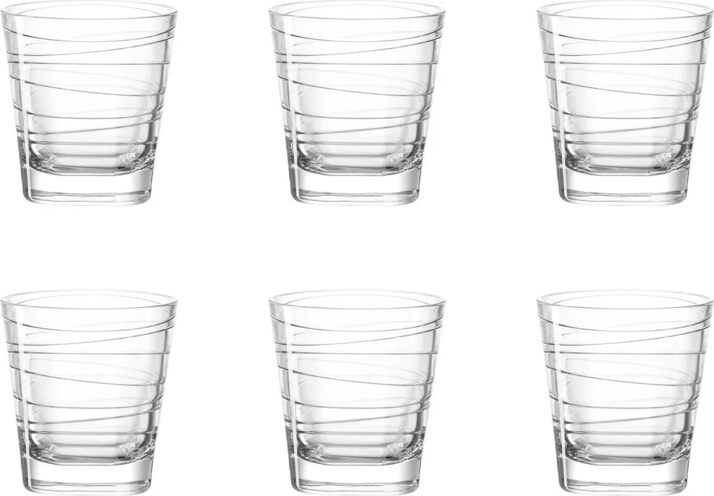 LEONARDO 019449 Vario Struttura Whiskybecher, Glas, 250 Ml, Klar (6 Stück) 2 LEONARDO 019449 Vario Struttura Whiskybecher, Glas, 250 Ml, Klar (6 Stück) – Bild 2