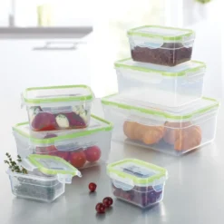 Frischhaltedosen Set Klick-It Gefrierdosen Lunchbox Brotdose Dose 14 Tlg. Klar -Küchenzubehör d8840056b672a4799442fca627566559