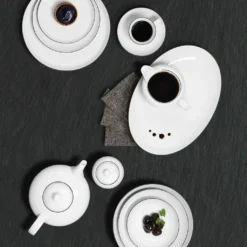 Seltmann Weiden Kaffeeservice Lido Schwarz Mit Farbrand Zeitlos -Küchenzubehör dbc49df84487c8a7d0cf8059936f0b9a