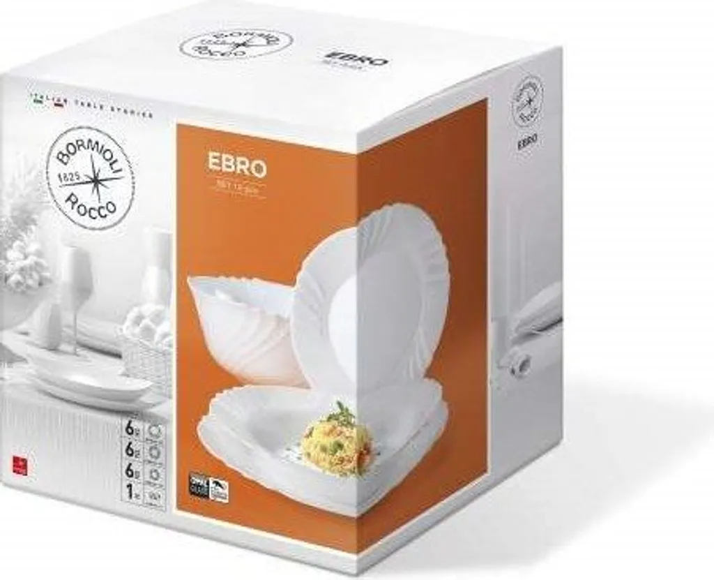 19tlg. Set Ebro Opalglas Bormioli Rocco 2 19tlg. Set Ebro Opalglas Bormioli Rocco – Bild 2