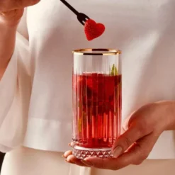 Pasabahce Elysia Golden Touch Long Drink Gläser 4-teiliges Set Mit Goldrand 280ml -Küchenzubehör de69440646f19c4e19300c785b90a7a4