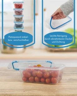 Classbach® 5er-Set Kunststoff-Frischhaltedosen Mit Deckel 100% Dicht, Lunchbox Brotdose Meal Prep Boxen Mit Deckel, Vorratsdosen Geeignet F. Spülmaschine, Mikrowelle Und Gefrierfach C-FHD 4007 K 11 Classbach® 5er-Set Kunststoff-Frischhaltedosen Mit Deckel 100% Dicht, Lunchbox Brotdose Meal Prep Boxen Mit Deckel, Vorratsdosen Geeignet F. Spülmaschine, Mikrowelle Und Gefrierfach C-FHD 4007 K -Küchenzubehör dea6d909d5d3ba0ae48e5fd5b96e9ca2