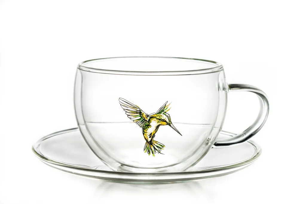 Creano 6er-Set Thermo-Tasses "Hummi" Für Tee/Latte Macchiato, Doppelwandig, Mit Kolibri-Muster | 250ml In Exklusiver Geschenkpackung 8 Creano 6er-Set Thermo-Tasses "Hummi" Für Tee/Latte Macchiato, Doppelwandig, Mit Kolibri-Muster | 250ml In Exklusiver Geschenkpackung – Bild 8