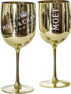 Moët & Chandon Champagnergläser 2x Ice Imperial Gold