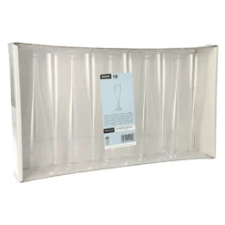 PAPSTAR Kunststoff-Sektglas 0,1 L Glasklar 10 Stück -Küchenzubehör e09e8174a3b03cb652720aea5f9cb3b2