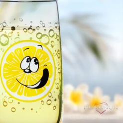 Trinkgläser Mit Lustigen Fruchtgesichtern 350ml (max. 400ml) Set 6 Teilig Aus Glas Bunt -Küchenzubehör e2a60de750a31692581b3a55da70c0dc