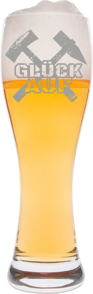 Leonardo Weizenglas - Glück Auf - Schlägel + Eisen - Geschenk Für Bergmänner - Schönes Geburtstagsgeschenk Für Alle Zech 2 Leonardo Weizenglas - Glück Auf - Schlägel + Eisen - Geschenk Für Bergmänner - Schönes Geburtstagsgeschenk Für Alle Zech – Bild 2