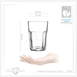 Allzweck-Trinkgläser 350ml (max.360ml) Set 6-Teilig Aus Glas -Küchenzubehör e37a0bc0dd7fcb1110097fa8aa5cd153