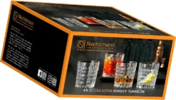 Nachtmann Whiskybecher Bossa Nova 330ml, Klar (4er Pack) -Küchenzubehör e4739bb203c6ae314cdaa873c845b8a8