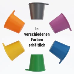 SoPro 12x Schnapsbecher Plastik 4 Cl Wiederverwendbar - Shotgläser 40 Milliliter Weiß - Mehrweg Schnapsglas Zum Umhängen -Küchenzubehör e5dab868902bef48f192d276de02de4e