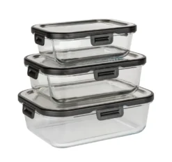 Wenko Glas Frischhaltedose Steel 1,5 L -Küchenzubehör e5ed003694d3b8dbc014d9fc9197cae4