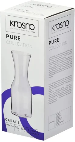 KROSNO Pure Wasser Regenbogen Karaffe Dekanter, 900 Ml -Küchenzubehör e69f5ca0eafc6ca6395a032f17c10ff9