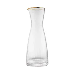 BUTLERS GOLDEN TWENTIES Karaffe Mit Goldrand Und Rillen 1l -Küchenzubehör e6d24bdfbbe349d701c1c2ccfa81567a