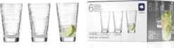 LEONARDO 019450 Vario Struttura Longdrinkbecher, Glas, 280 Ml, Klar (6 Stück) -Küchenzubehör e7de4b6c603ba085524ba76585a70bca