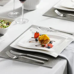 MALACASA, Serie Flora, 26 Tlg. Cremeweiß Porzellan Geschirrset Kombiservice Tafelservice Mit 6 Schalen, 6 Dessertteller, 6 Suppenteller, 6 Speiseteller Und 2 Rechteckigen Platten 10 MALACASA, Serie Flora, 26 Tlg. Cremeweiß Porzellan Geschirrset Kombiservice Tafelservice Mit 6 Schalen, 6 Dessertteller, 6 Suppenteller, 6 Speiseteller Und 2 Rechteckigen Platten -Küchenzubehör e8e5d2da7d82f82da5b51c55e64230e4