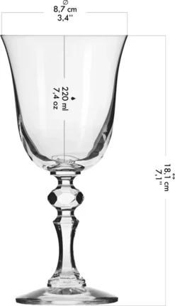 KROSNO Krista Kleine Rotweingläser, 6er-Set, 220 Ml 31 KROSNO Krista Kleine Rotweingläser, 6er-Set, 220 Ml -Küchenzubehör e90419630d1b3c59b191991856391618