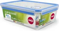 Emsa Frischhaltedose CLIP & CLOSE 5,50 Liter Transparent -Küchenzubehör ebe3d11d8a0505744bef837728ba4e67