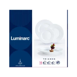 Tafelservice Geschirrset Luminarc 18-tlg. Essservice Teller Hartglas Essteller -Küchenzubehör eddb07a8d159fa91fec1f6fa0e30b9a5