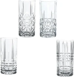 Nachtmann 0097784-0 Longdrinkbecher 'Highland' Kristallglas, 375 Ml, H: 15,1 Cm, ø 7,7 Cm, Transparent, 4-teilig (1 Set) -Küchenzubehör f0d5edce9de6e1d68d69559c2f5d055b