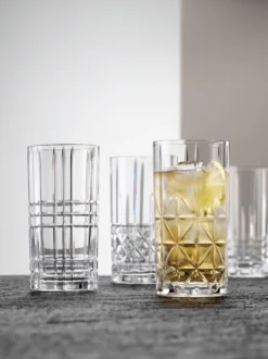 Nachtmann 0097784-0 Longdrinkbecher 'Highland' Kristallglas, 375 Ml, H: 15,1 Cm, ø 7,7 Cm, Transparent, 4-teilig (1 Set) -Küchenzubehör f173f80327e7686497f2f5ab30ffe20c
