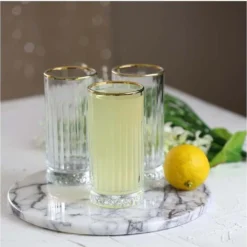 Pasabahce Elysia Golden Touch Long Drink Gläser 4-teiliges Set Mit Goldrand 280ml -Küchenzubehör f1e87e3121e83fc8ee7f147669840472