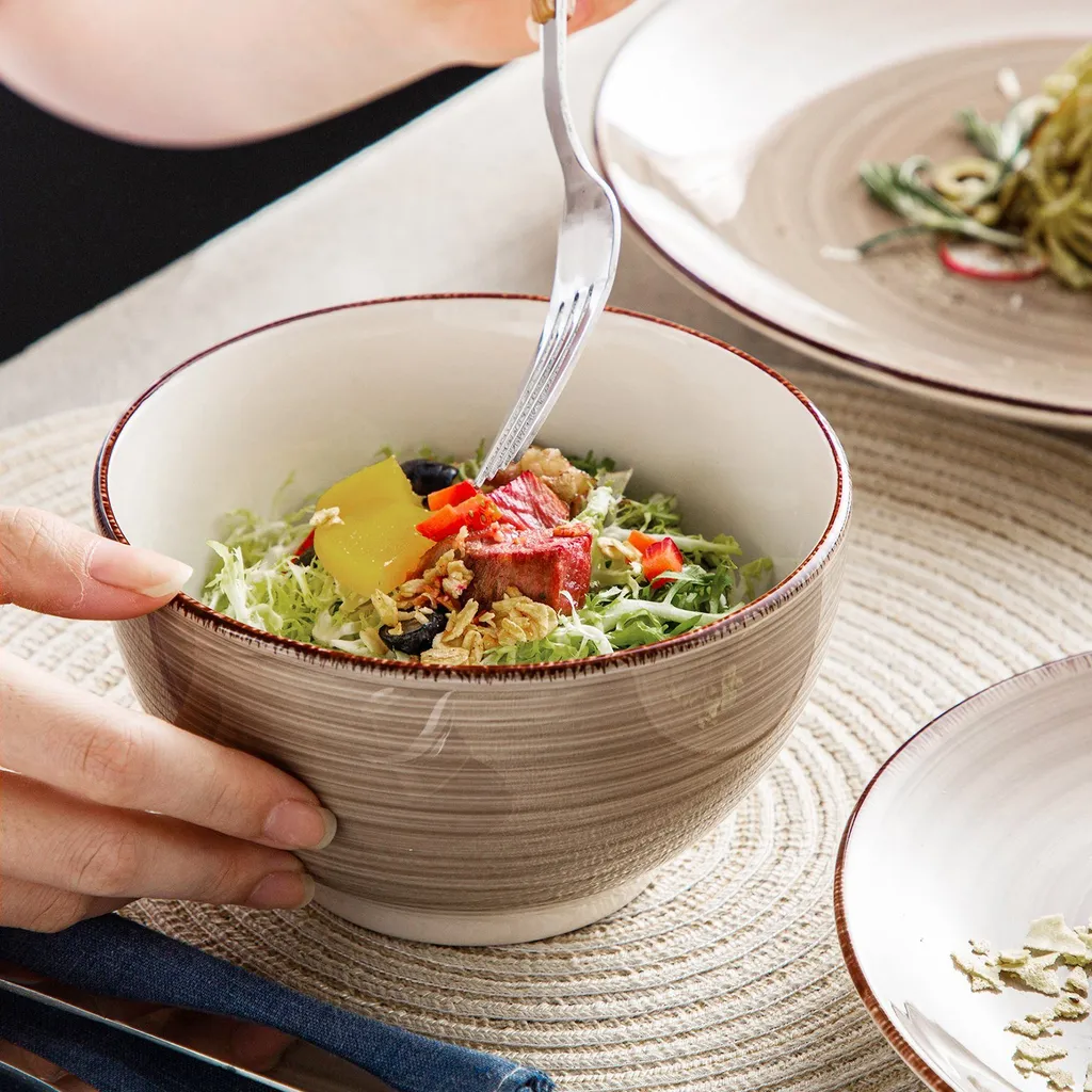 Vancasso Bella Steinzeug Kombiservice, 16 Teilig Geschirrset Für 4 Personen, Mit Je 4 Dessertteller, Speiseteller, Müslischalen, Kaffeebecher, Schokolade 4 Vancasso Bella Steinzeug Kombiservice, 16 Teilig Geschirrset Für 4 Personen, Mit Je 4 Dessertteller, Speiseteller, Müslischalen, Kaffeebecher, Schokolade – Bild 4