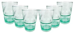 Bacardi Rum Glas Gläser Set - 6x Gläser Mojito Longdrinkglas Cuba Libre Cocktail Bar