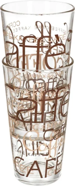 6er Latte Macchiato Gläser-Set 370 Ml Stapelbar Kaffee-Glas Cappuccino -Küchenzubehör f3af740a5bc9880a9f12cf299c649c98