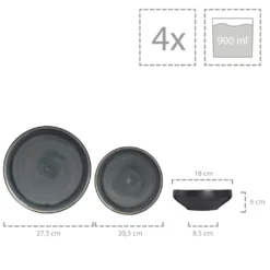 Sänger SÄNGER Steingut Geschirrset Helsinki, Tafelservice 12 Teilig Für 4 Personen 9 Sänger SÄNGER Steingut Geschirrset Helsinki, Tafelservice 12 Teilig Für 4 Personen -Küchenzubehör f4416702493ce460264bf4e6529626f6