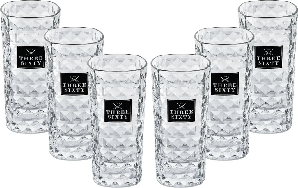 Three Sixty Gläser-Set – 6x Vodka Gläser 0,3L 1 Three Sixty Gläser-Set – 6x Vodka Gläser 0,3L