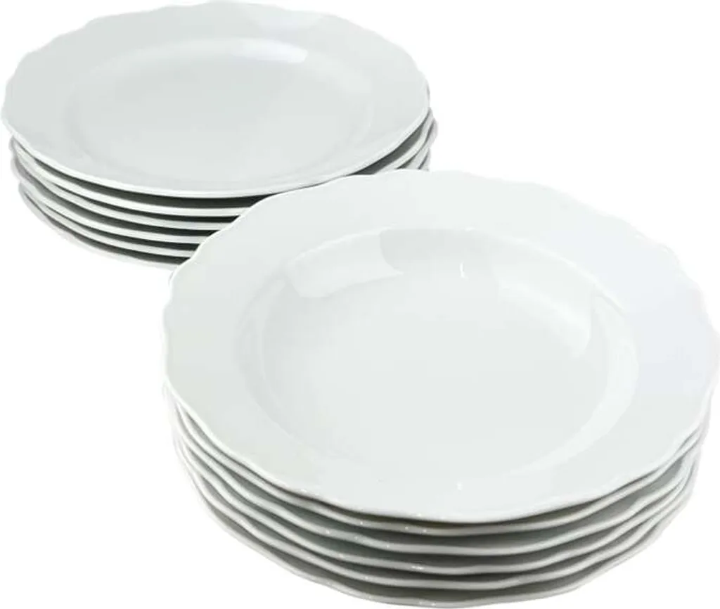 Hutschenreuther Maria Theresia Weiss Tafelset Essservice 12-tlg., 02013-800001-18339 3 Hutschenreuther Maria Theresia Weiss Tafelset Essservice 12-tlg., 02013-800001-18339 – Bild 3