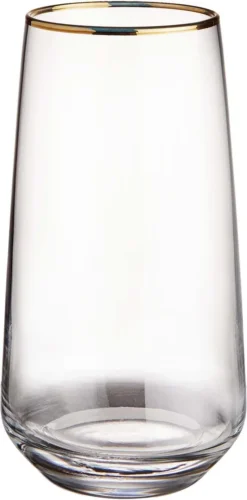 BUTLERS TOUCH OF GOLD 6x Longdrinkgläser Mit Goldrand 480ml -Küchenzubehör f9b130f831ae75e5159d42190a633bc2