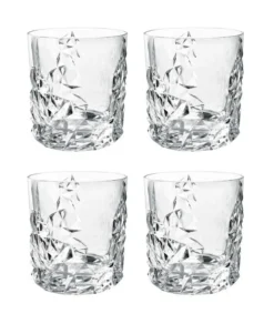 Nachtmann Whiskybecher Sculpture 365ml, Klar (4er Pack) -Küchenzubehör fa37fe054575c6e885424fb7f29817c3