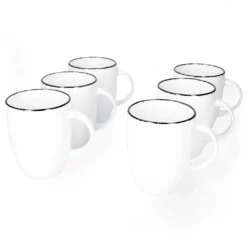 Van Well Black Star 24tlg. Kombi-Service 6 Personen Porzellan Geschirr-Set 9 Van Well Black Star 24tlg. Kombi-Service 6 Personen Porzellan Geschirr-Set -Küchenzubehör fa6432263750cf525f3ddbec3a5388ad