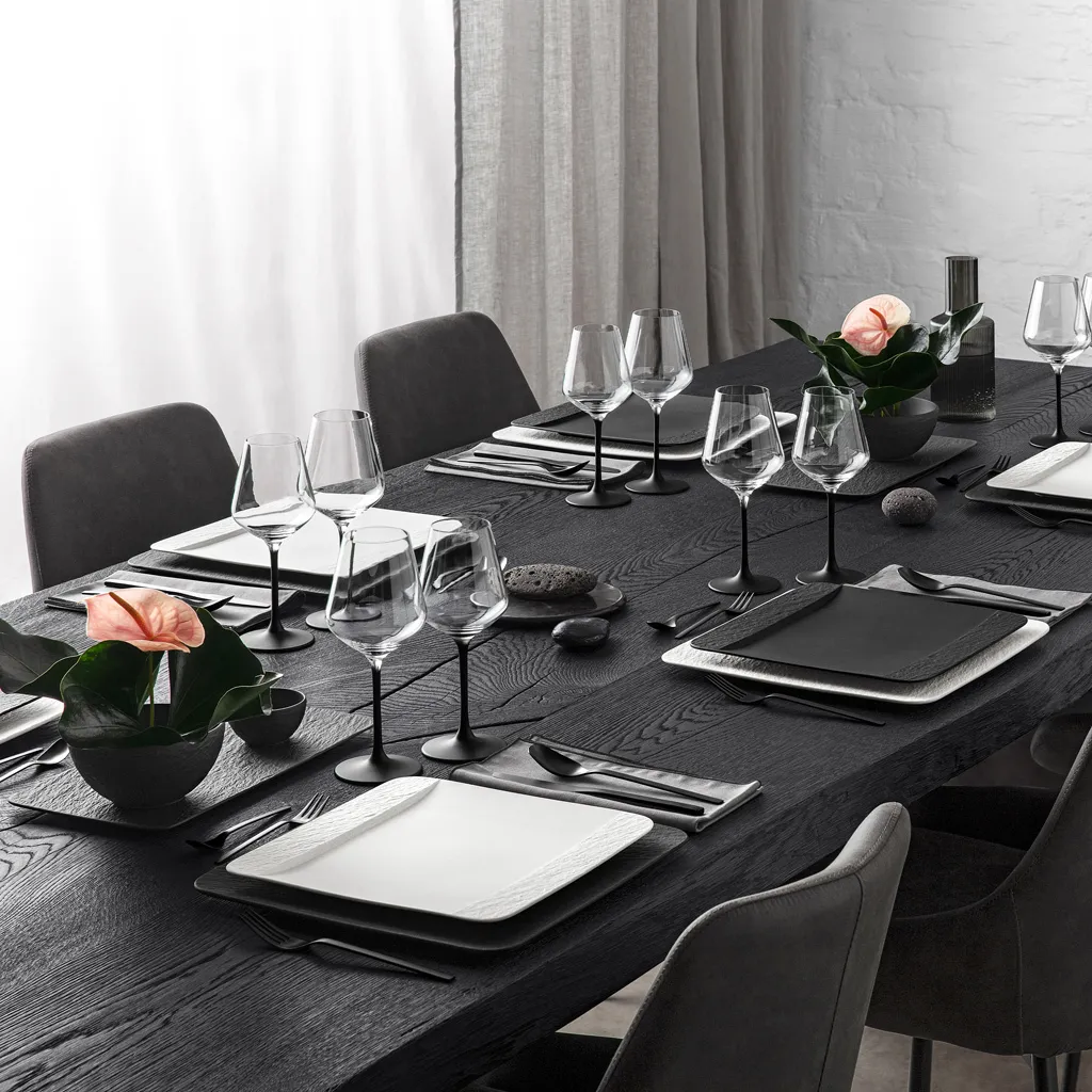 Villeroy & Boch Rotweinkelch, Manufacture Rock Klar,schwarz, 4 Tlg. 7 Villeroy & Boch Rotweinkelch, Manufacture Rock Klar,schwarz, 4 Tlg. – Bild 7