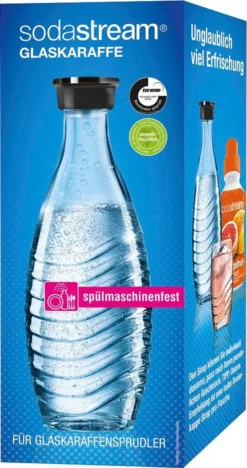 SodaStream Glaskaraffe Mit Schraubverschluss -Küchenzubehör fac9b0f1bceaf603c4ae2f073e0405fb