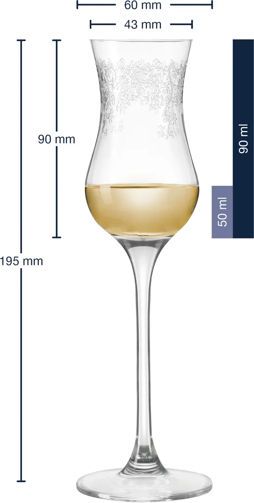 LEONARDO Grappaglas CHATEAU 6er-Set 90 Ml, 061594 2 LEONARDO Grappaglas CHATEAU 6er-Set 90 Ml, 061594 – Bild 2