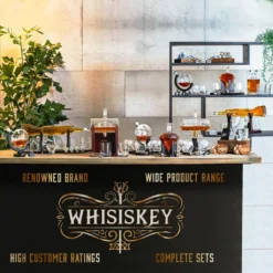 Whisiskey - Whisky Karaffe – Twisted Dekanter Set - Whiskey Karaffe Set - 1000ML - Geschenke Für Männer - Inkl. 8 Whisky Steine, Zange & 2 Whisky Gläser 13 Whisiskey - Whisky Karaffe – Twisted Dekanter Set - Whiskey Karaffe Set - 1000ML - Geschenke Für Männer - Inkl. 8 Whisky Steine, Zange & 2 Whisky Gläser -Küchenzubehör fcd7f72e511d0215db3cb38327f25258